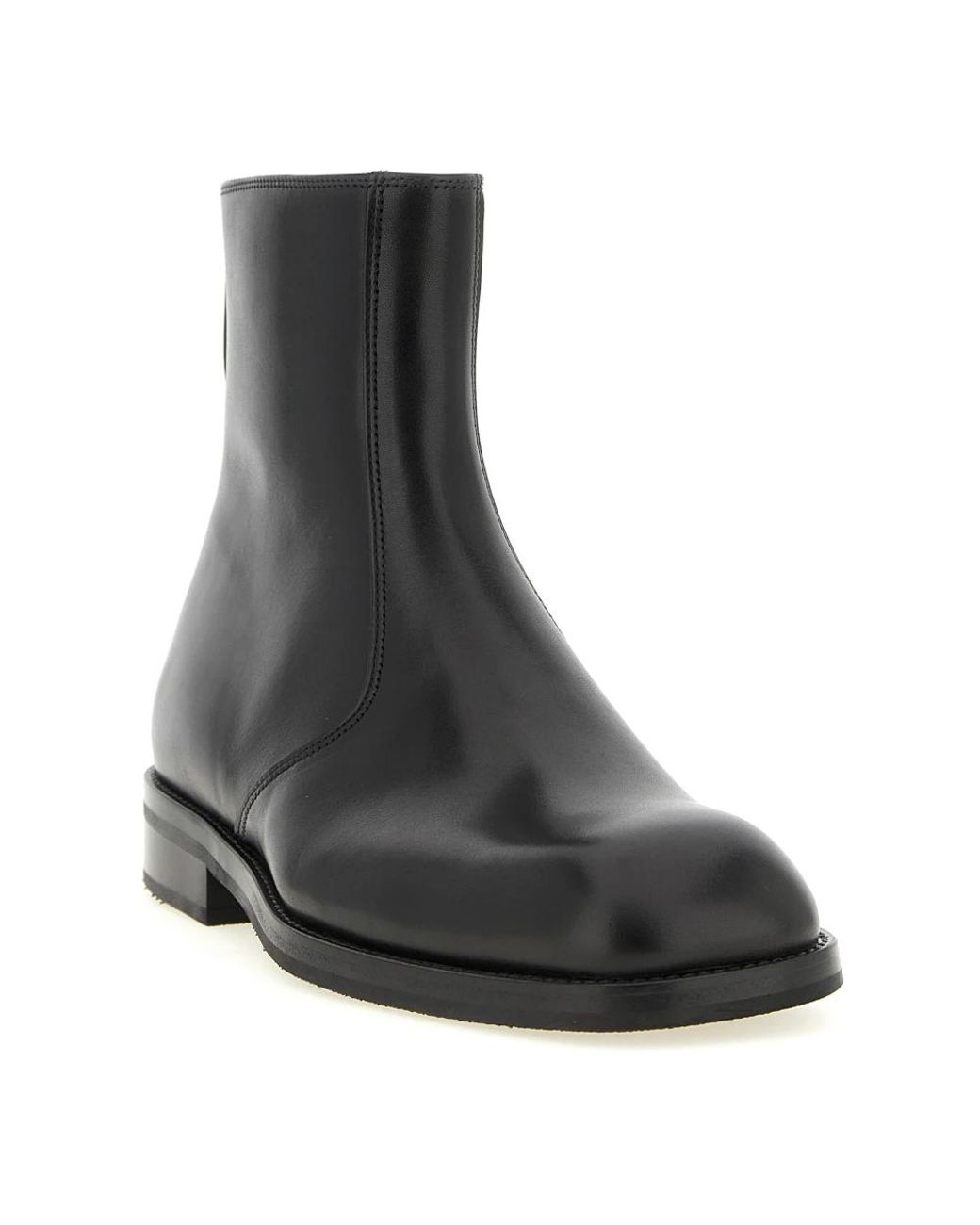 Lemaire Black Ankle Boots for men