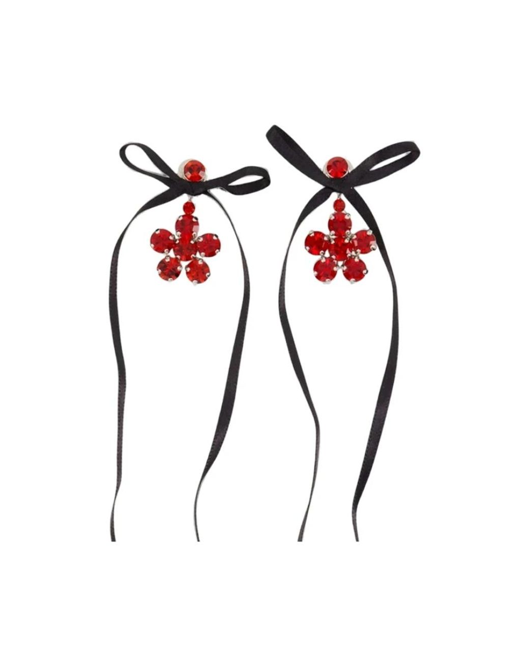 Simone Rocha Gray Earrings
