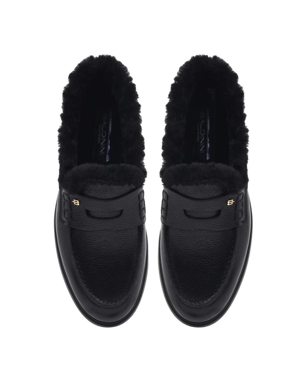 Baldinini Black Loafers