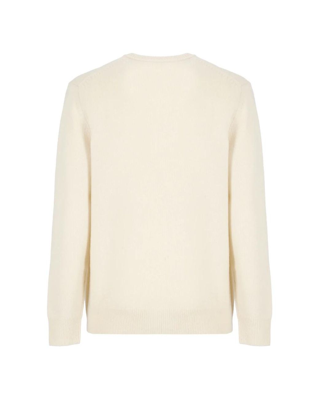 Mc2 Saint Barth Natural Round-Neck Knitwear for men