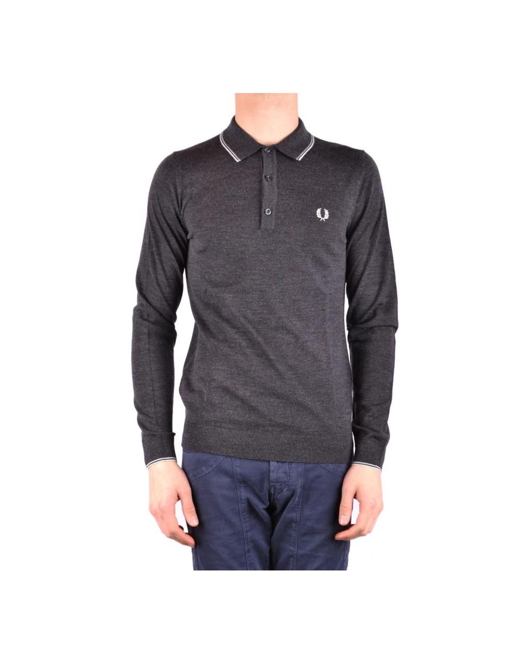 Fred Perry Tops ,Grijs ,Klassieke Polo Shirts Voor Mannen in het Blue voor heren