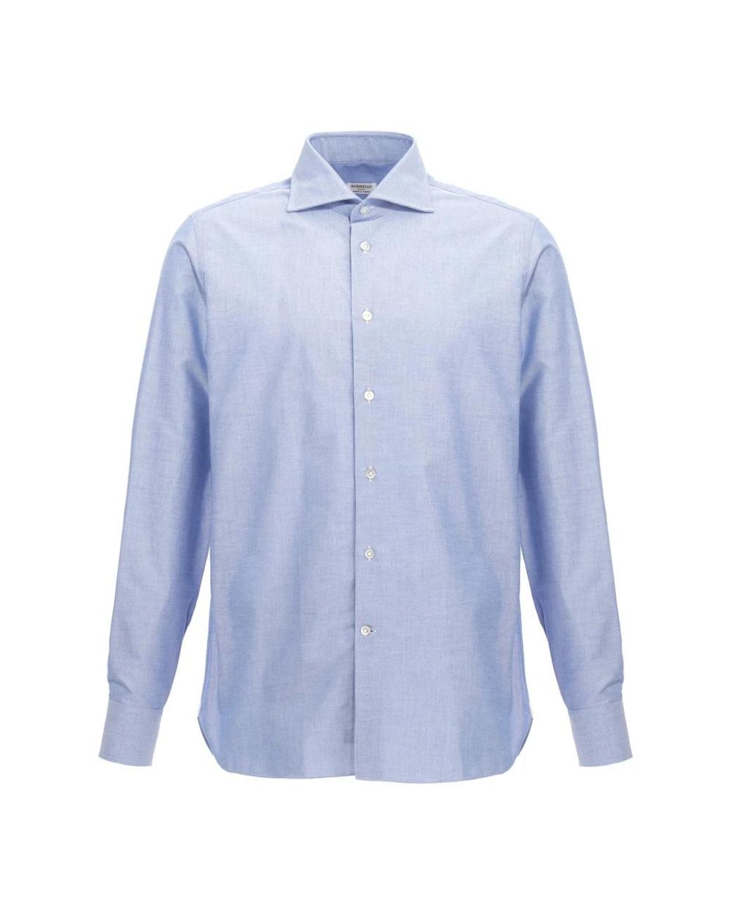 Borriello Blue Casual Shirts for men