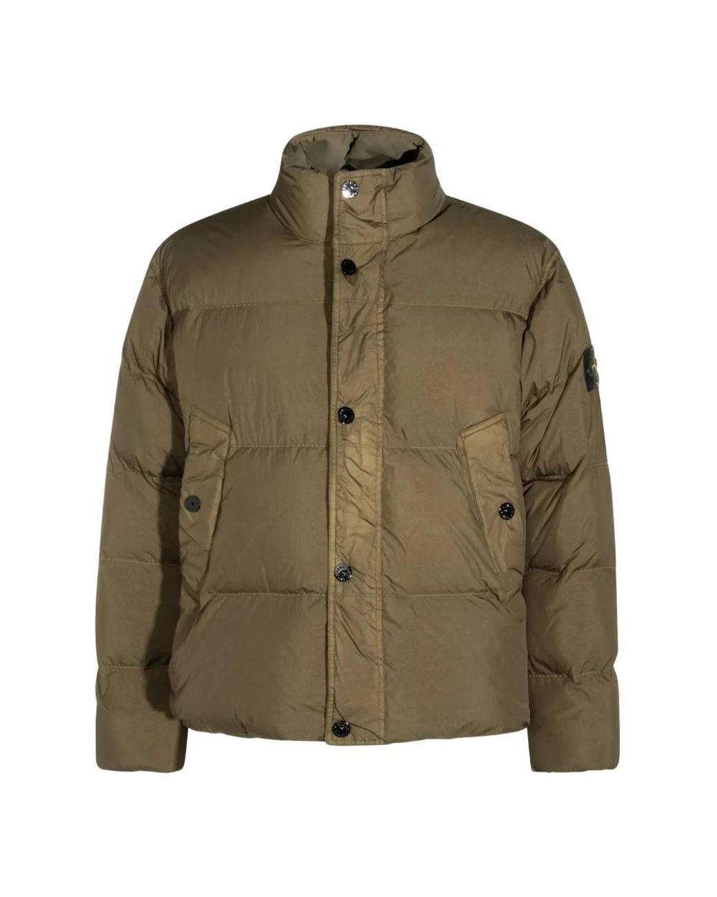 Stone Island Green Winter Jackets for men