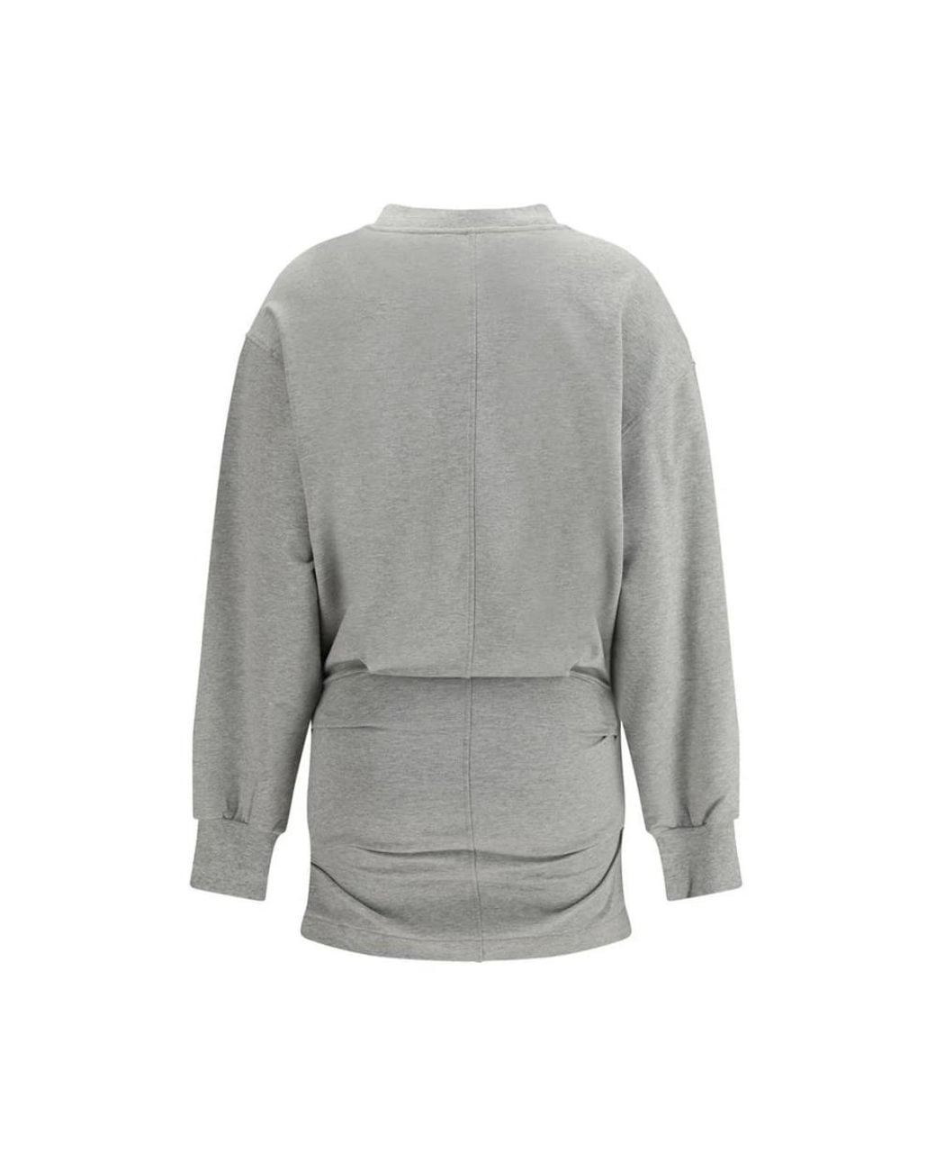 The Attico Gray Short Dresses