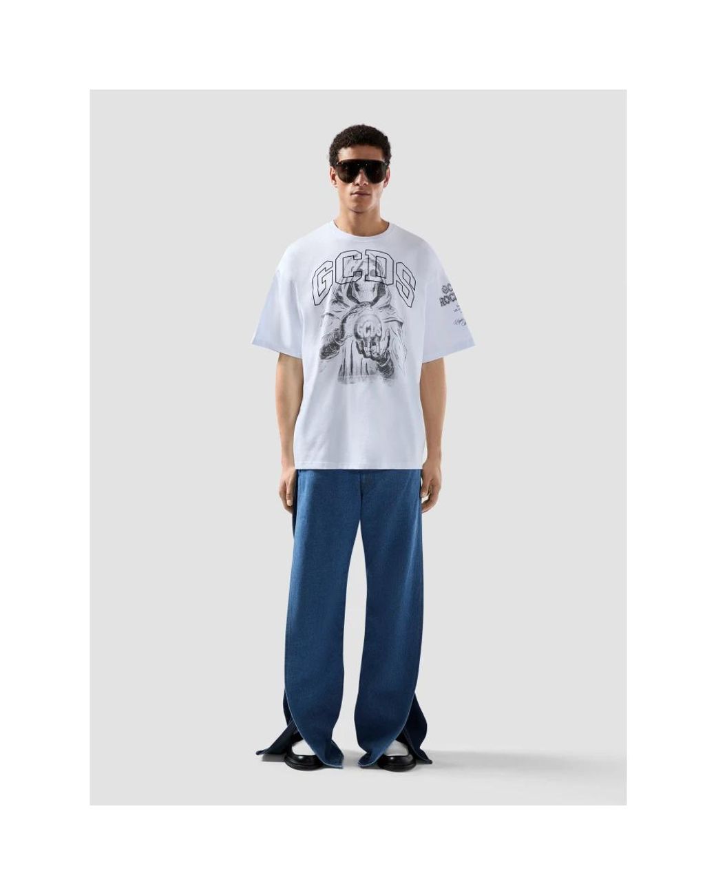 T-Shirts Gcds de hombre de color Blue