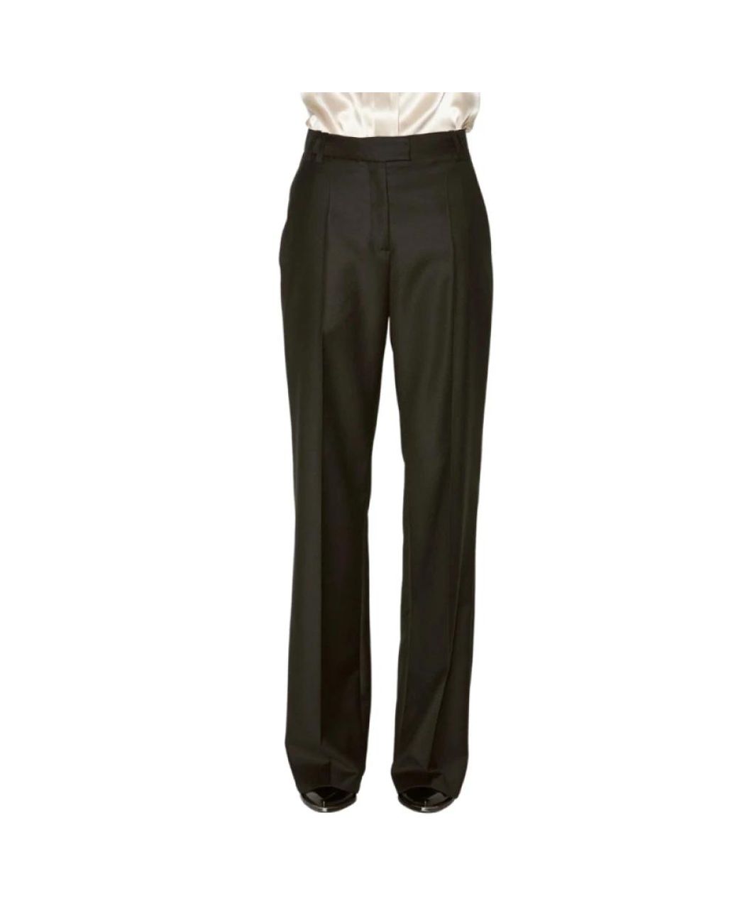 Barbara Bui Gray Wide Trousers
