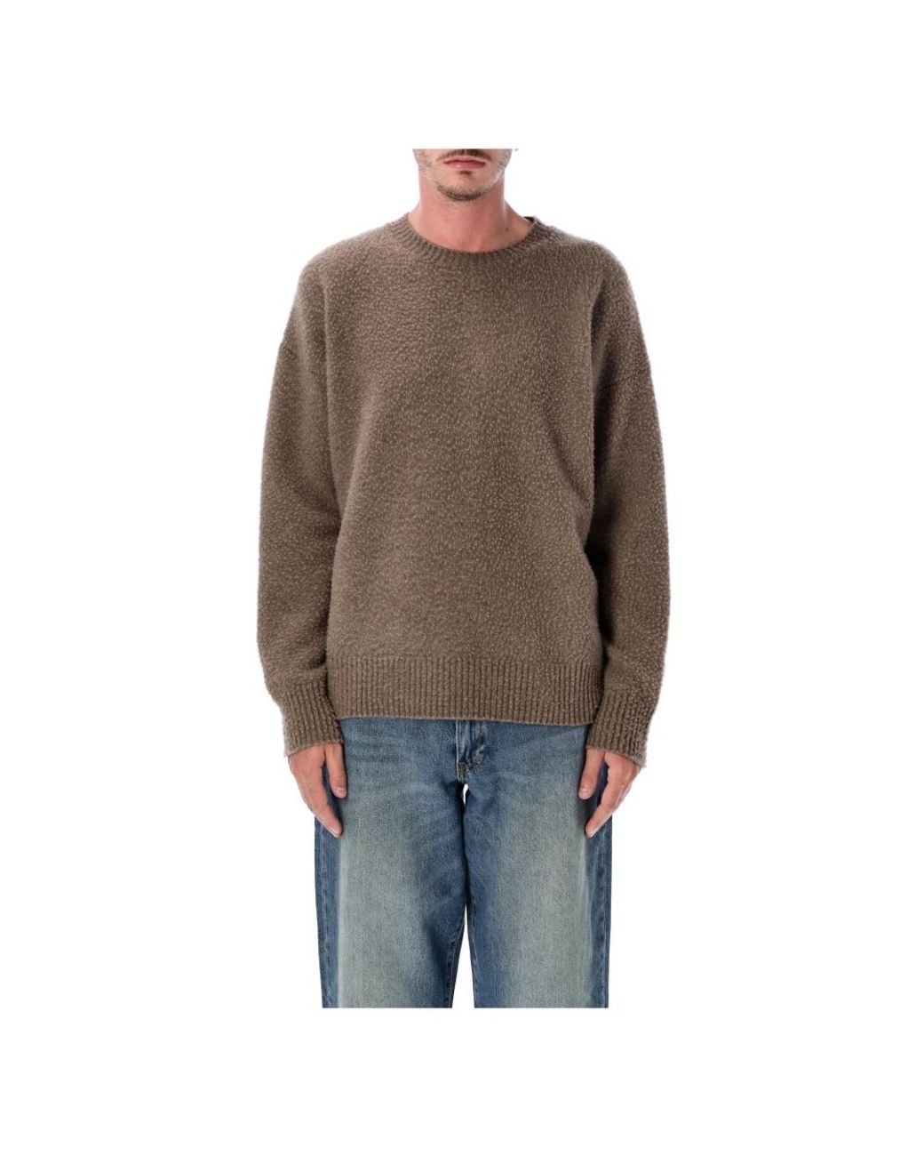 Roberto Collina Brown Round-Neck Knitwear for men