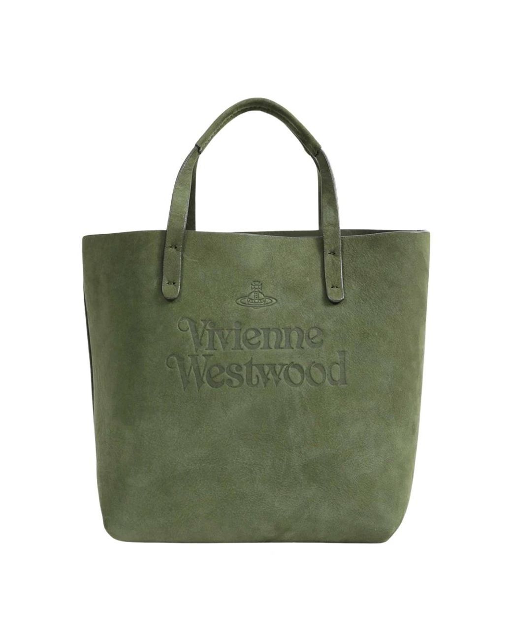 Vivienne Westwood Green Shopping Bags