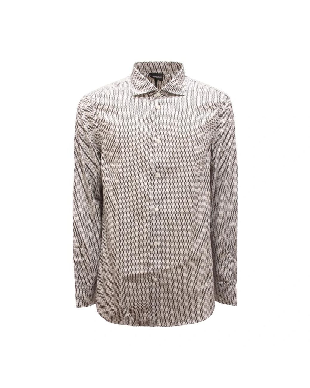 Armani Gray Casual Shirts for men