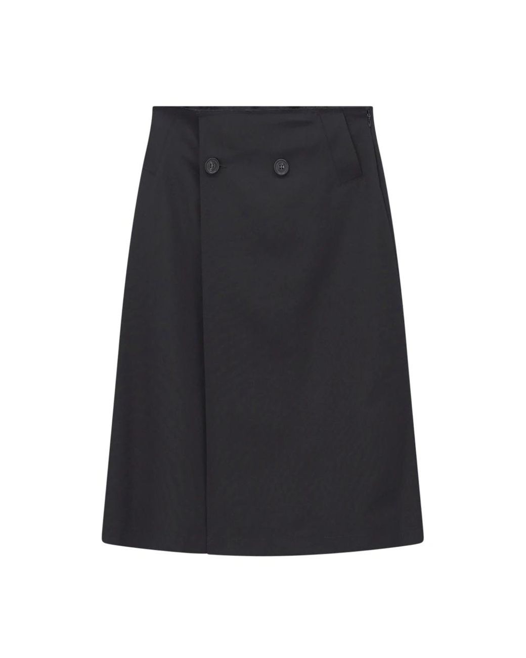 MM6 by Maison Margiela Black Midi Skirts