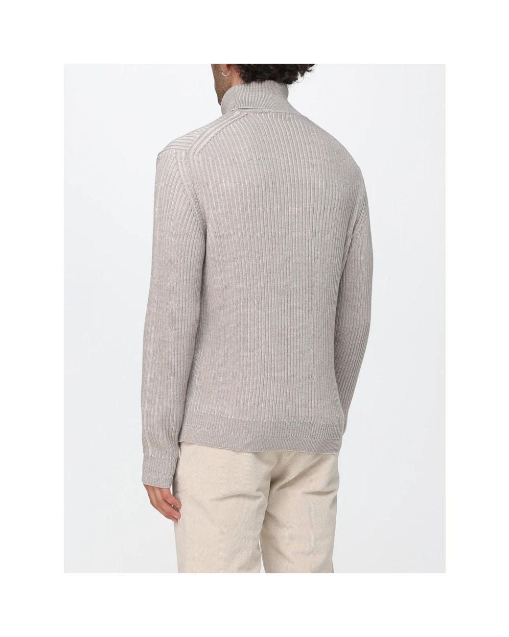 Turtlenecks Zanone pour homme en coloris Gray