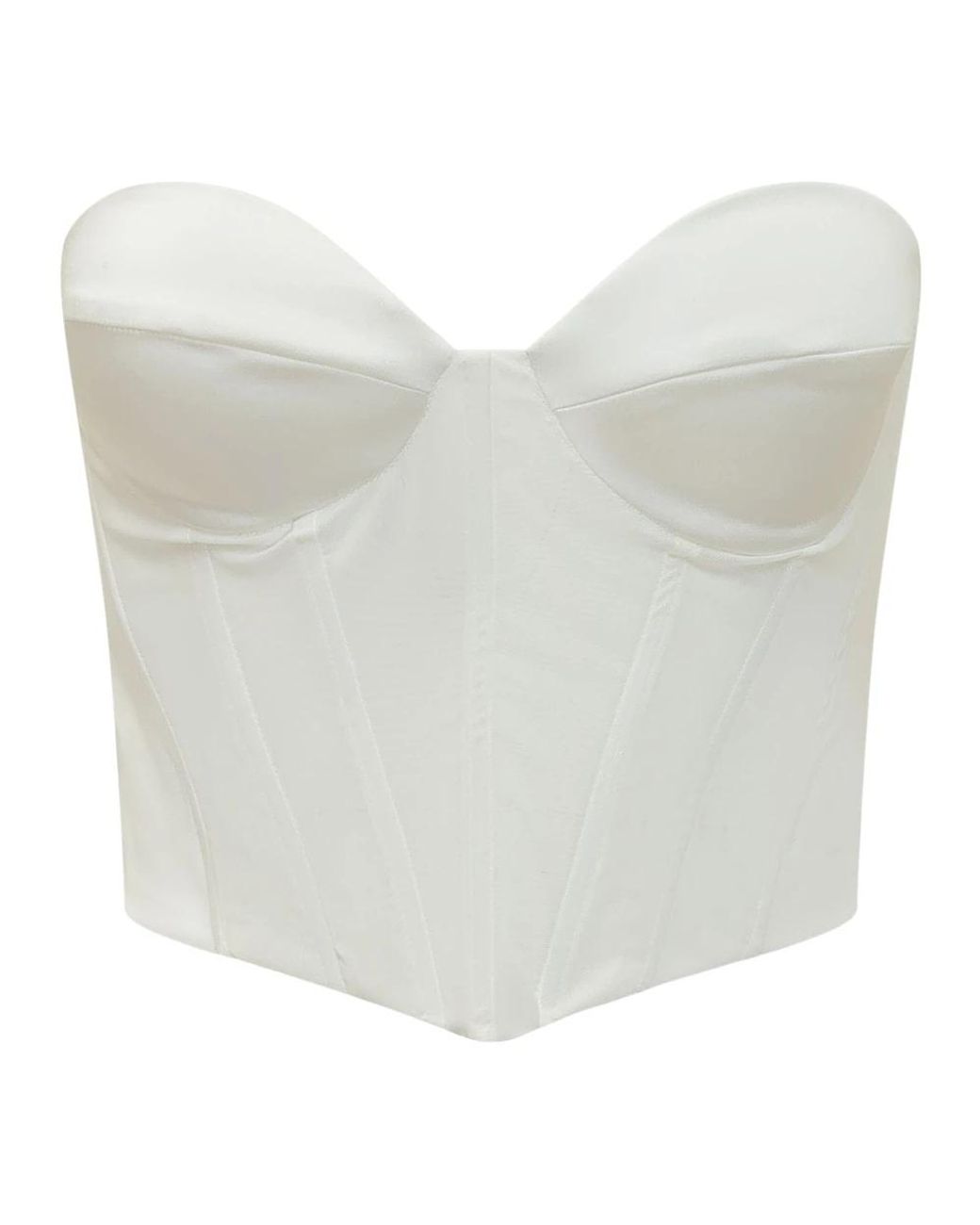 ACTUALEE White Sleeveless Tops