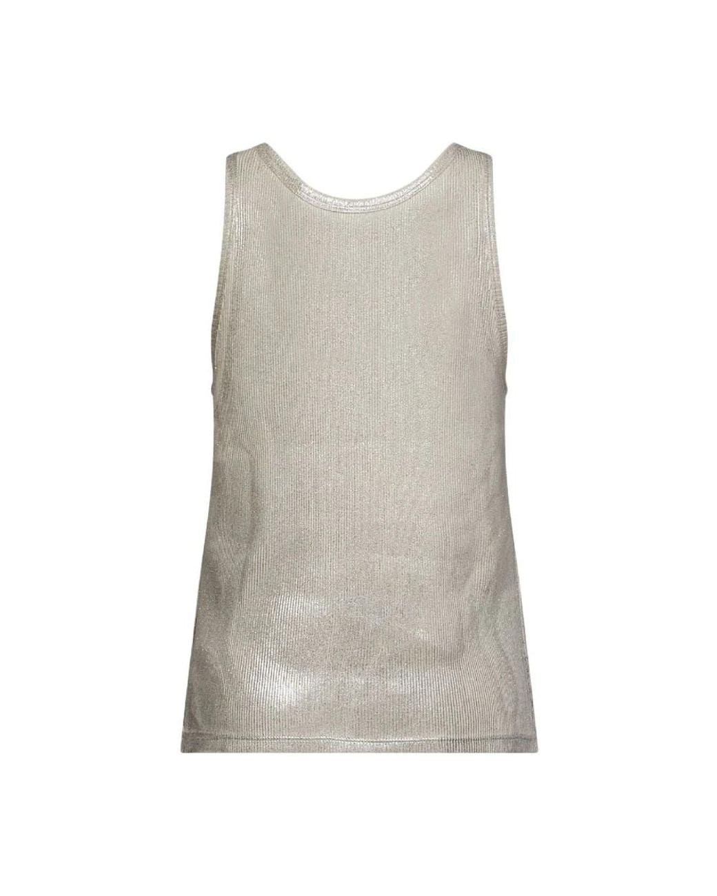 Maison Margiela Gray Sleeveless Tops