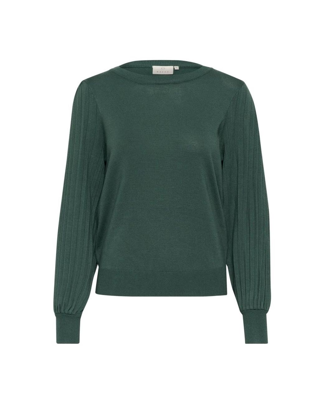 Kaffe Kalone Knit Pullover in het Green