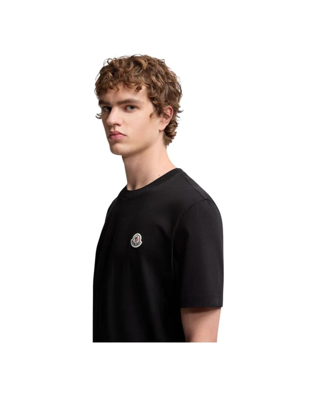 Moncler Black T-Shirts for men