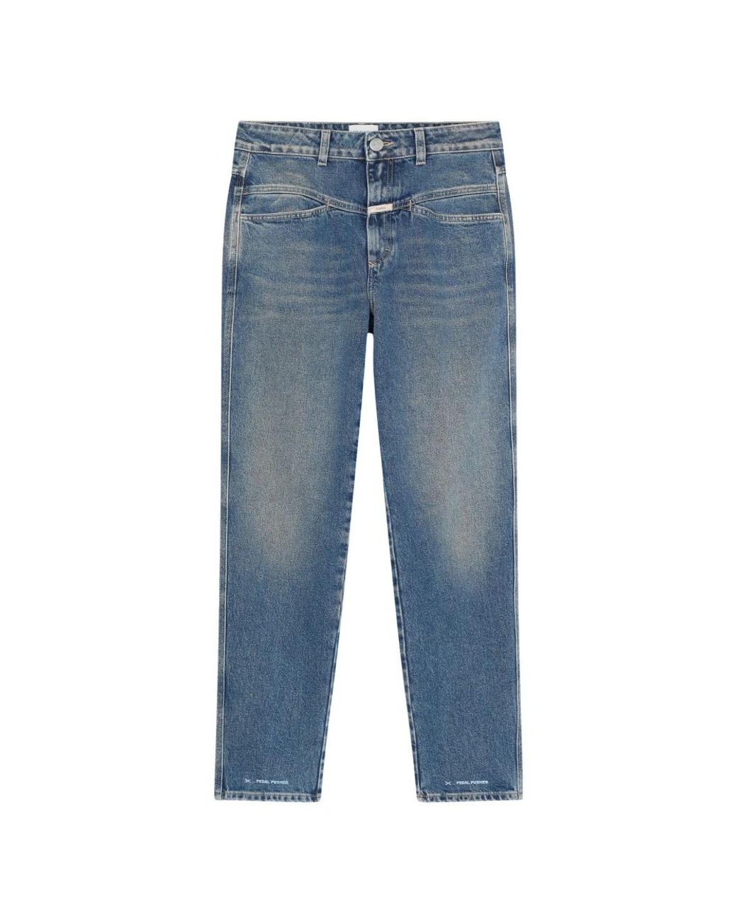 Cropped Jeans Closed en coloris Blue