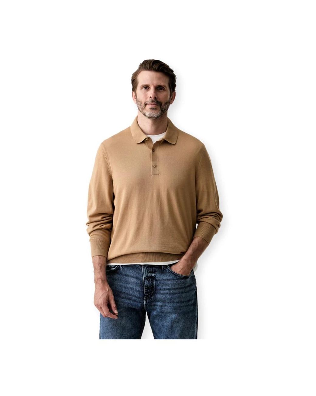 Boss Natural Round-Neck Knitwear for men