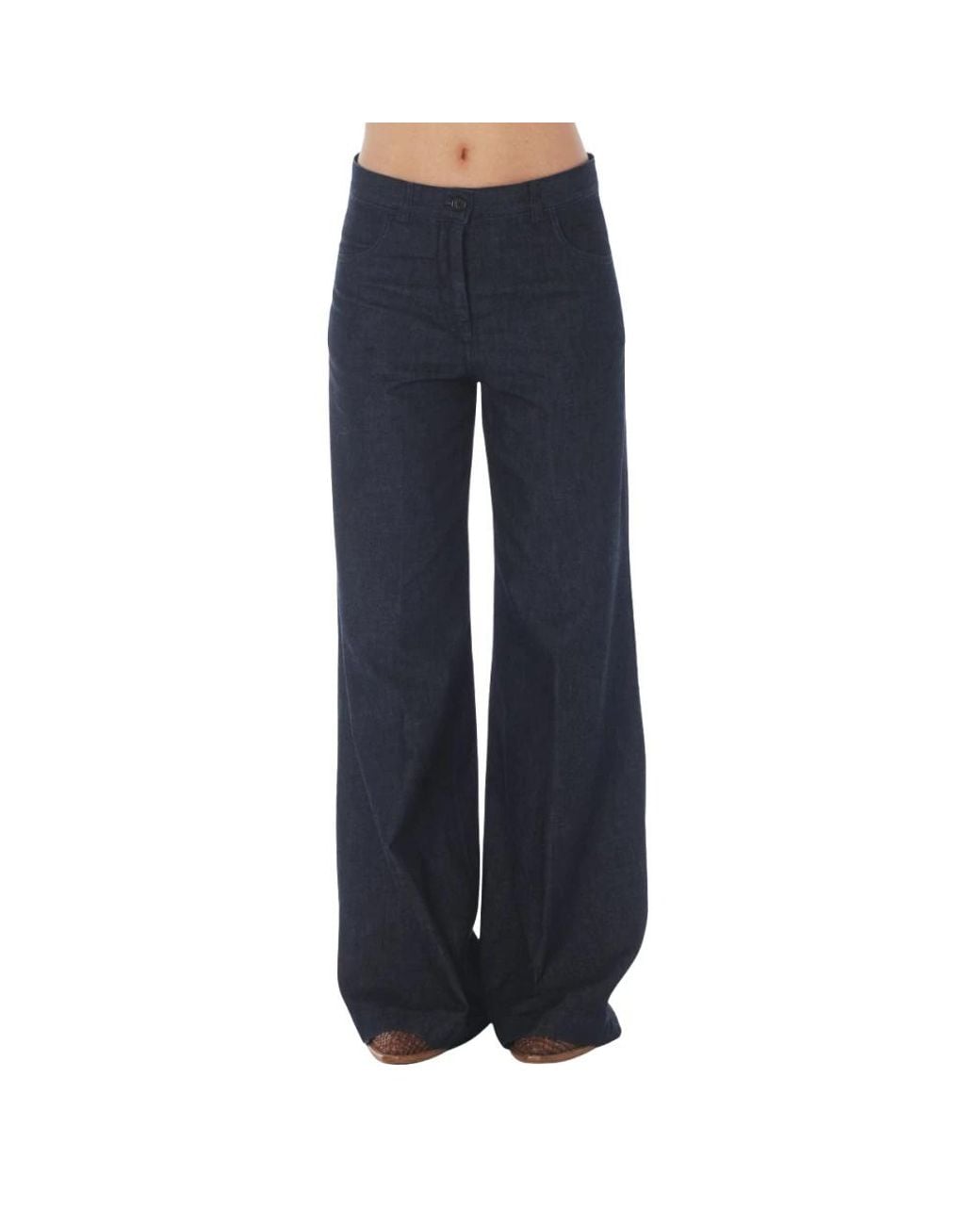 Aspesi Blue Wide Jeans