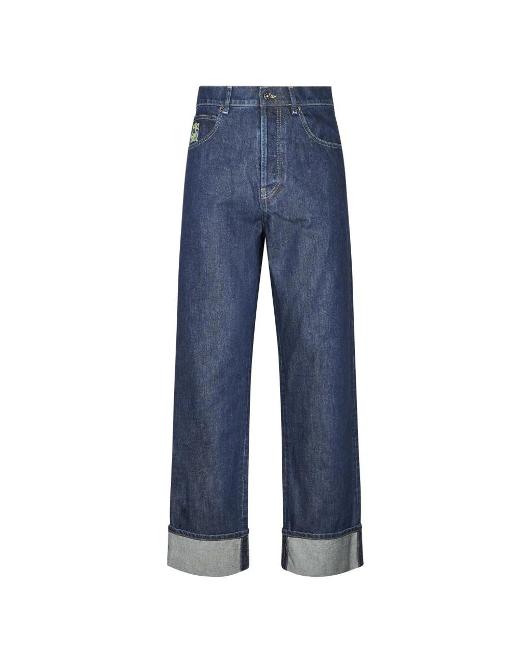 Marni Blue Straight Fit Jeans for men
