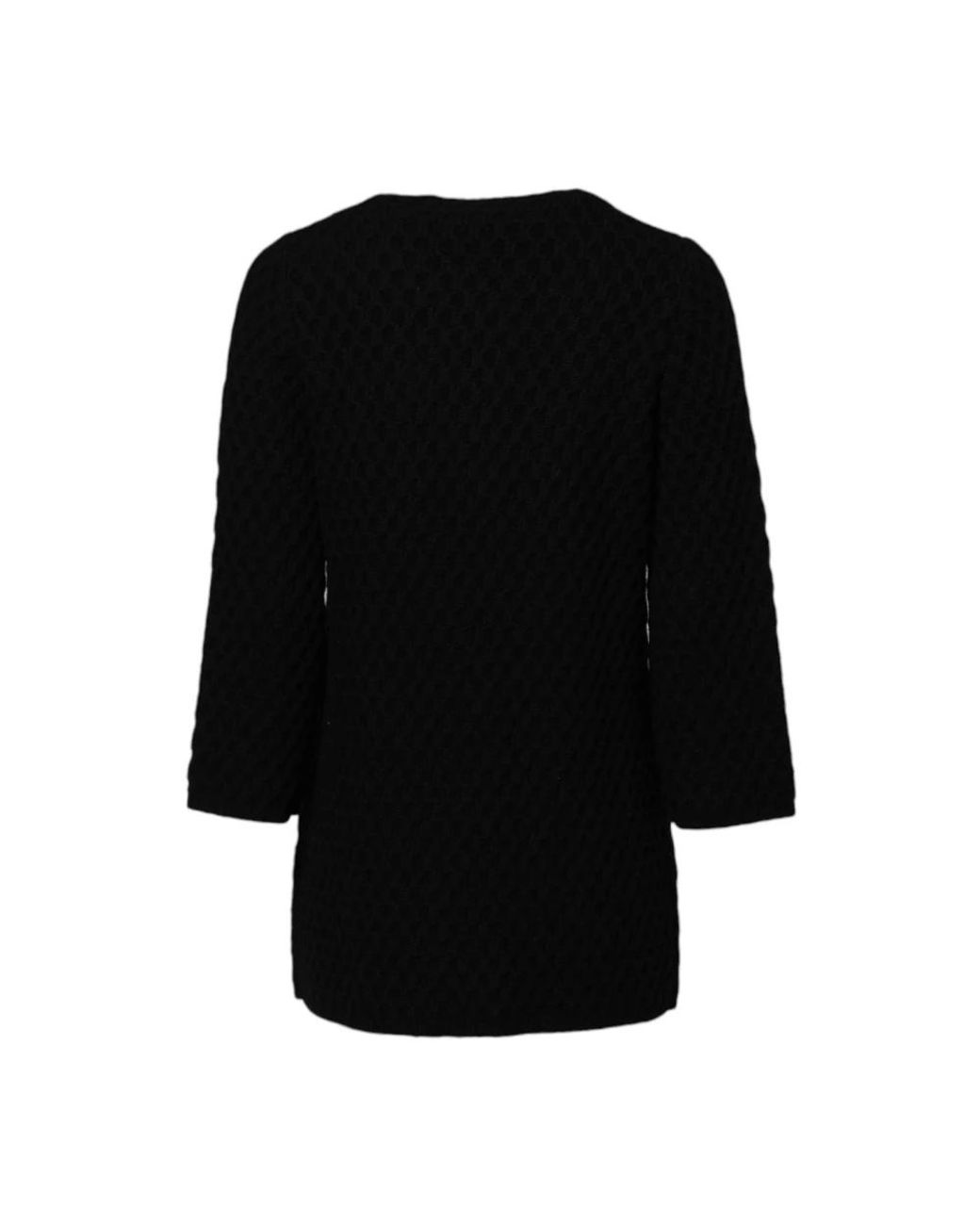 Dolce & Gabbana Black Cashmere Knitwear