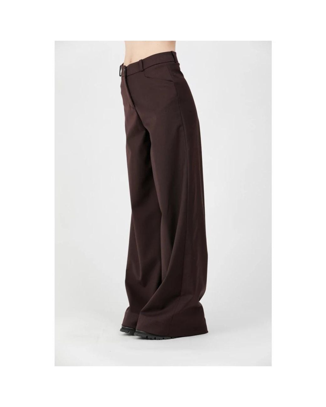 Rrd Brown Wide Trousers