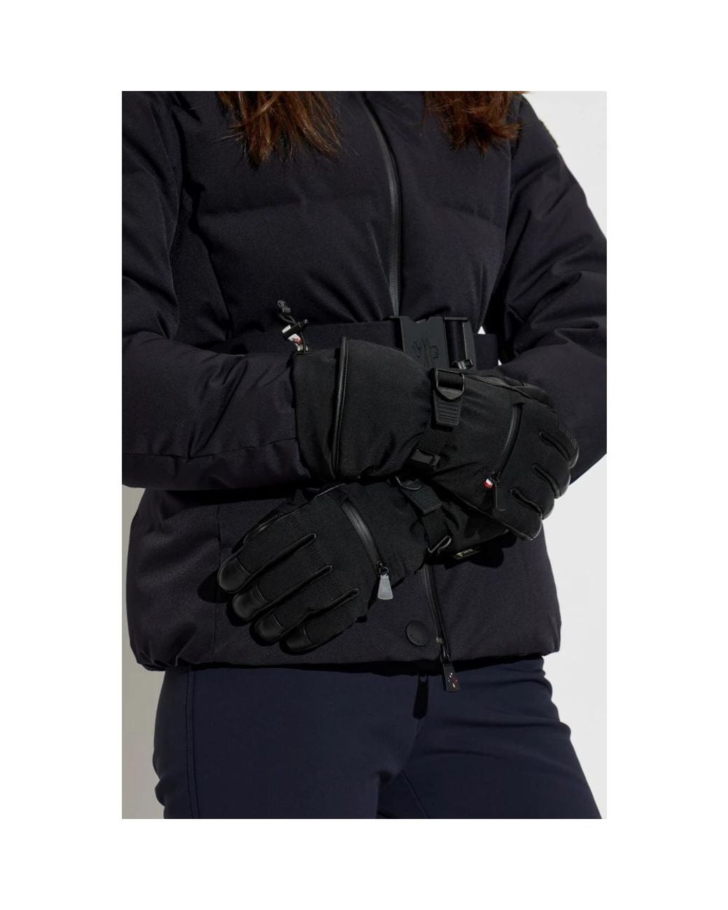 Gloves Moncler en coloris Black