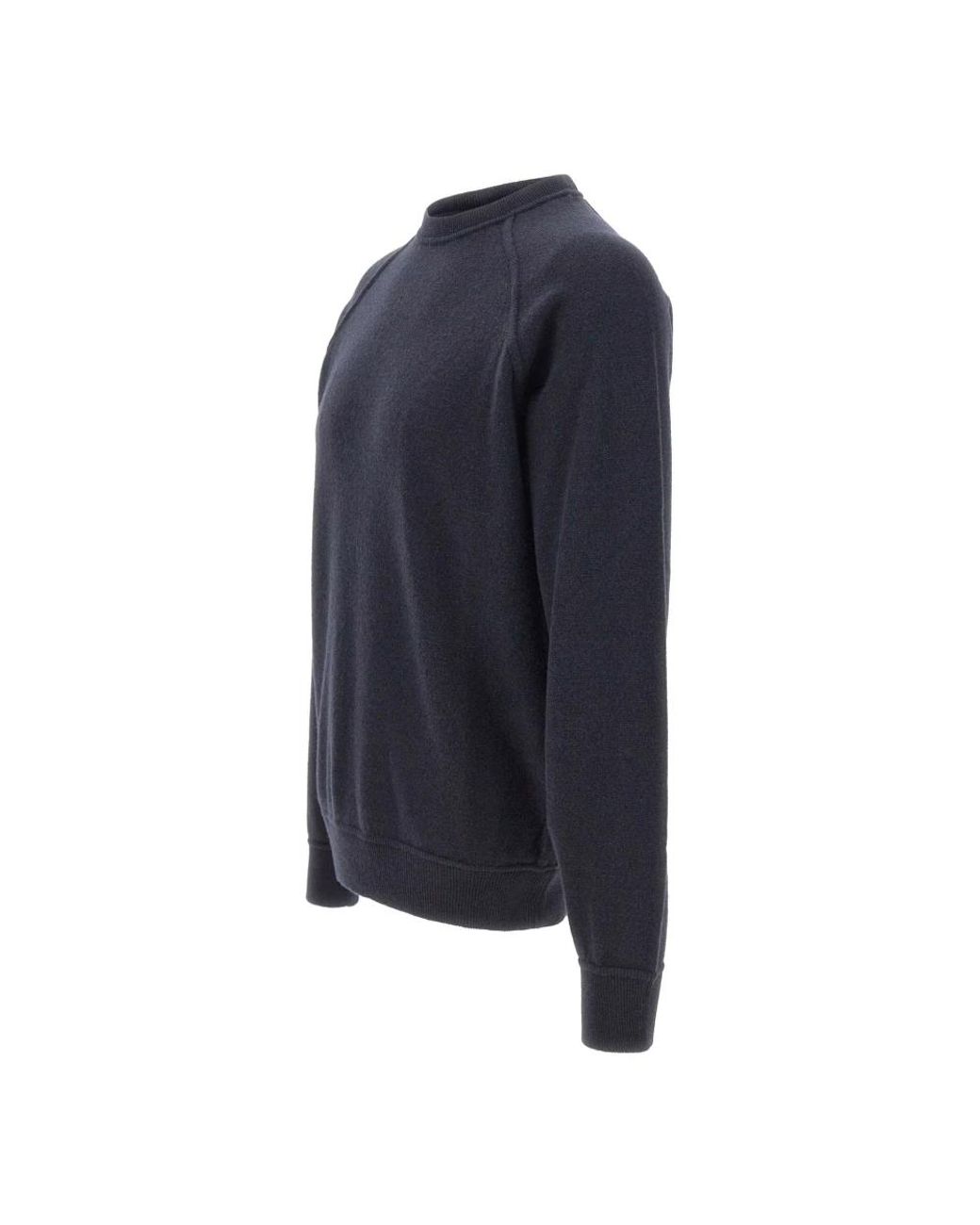 FILIPPO DE LAURENTIIS Blue Round-Neck Knitwear for men