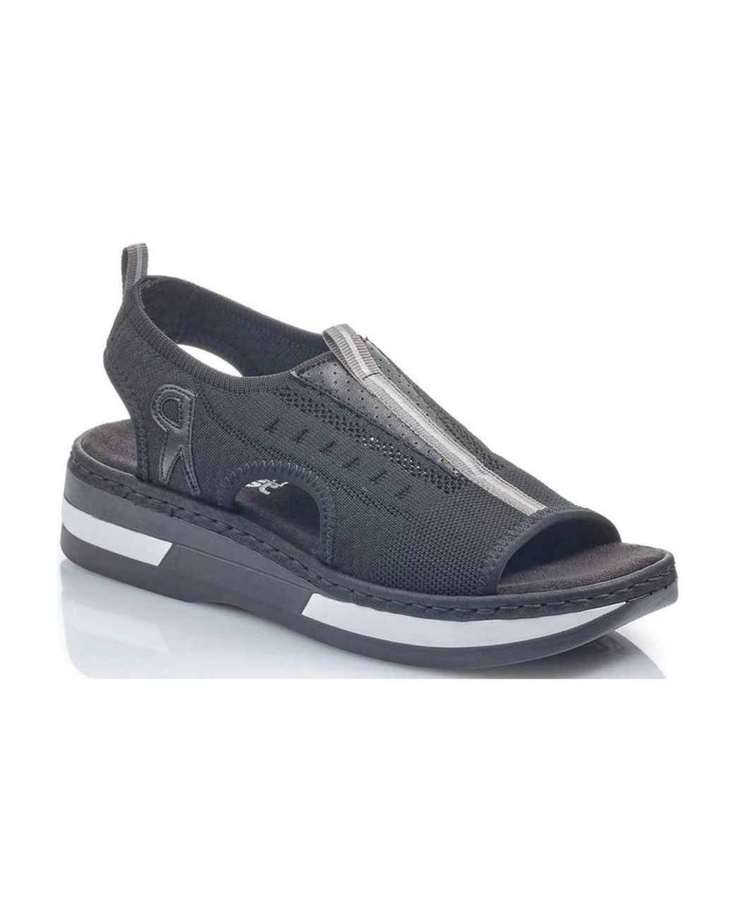 Rieker Blue Flat Sandals