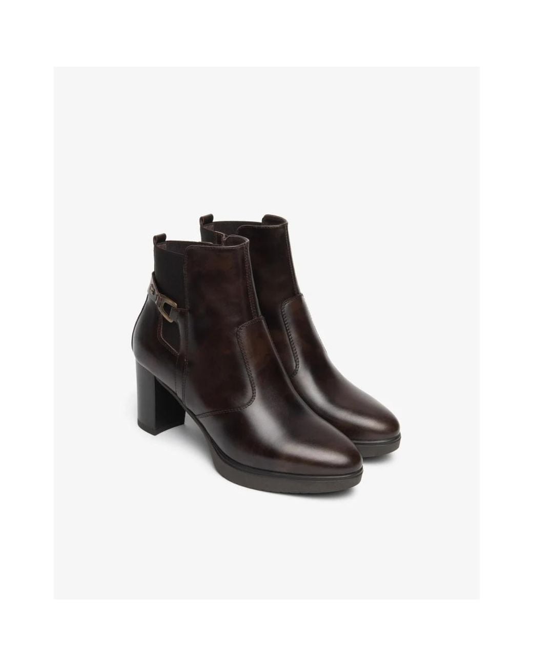 Nero Giardini Brown Heeled Boots