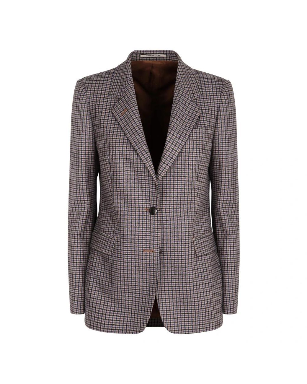 Tagliatore Jassen ,Veelkleurig ,Wol J-Parigi 12B Jacket in het Brown