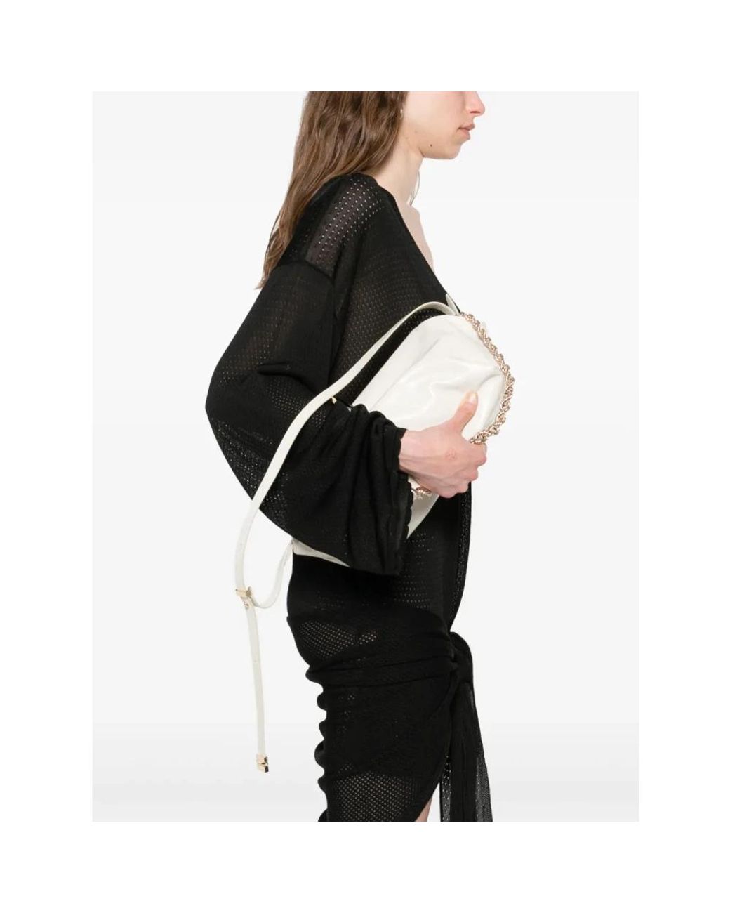 Benedetta Bruzziches White Shoulder Bags