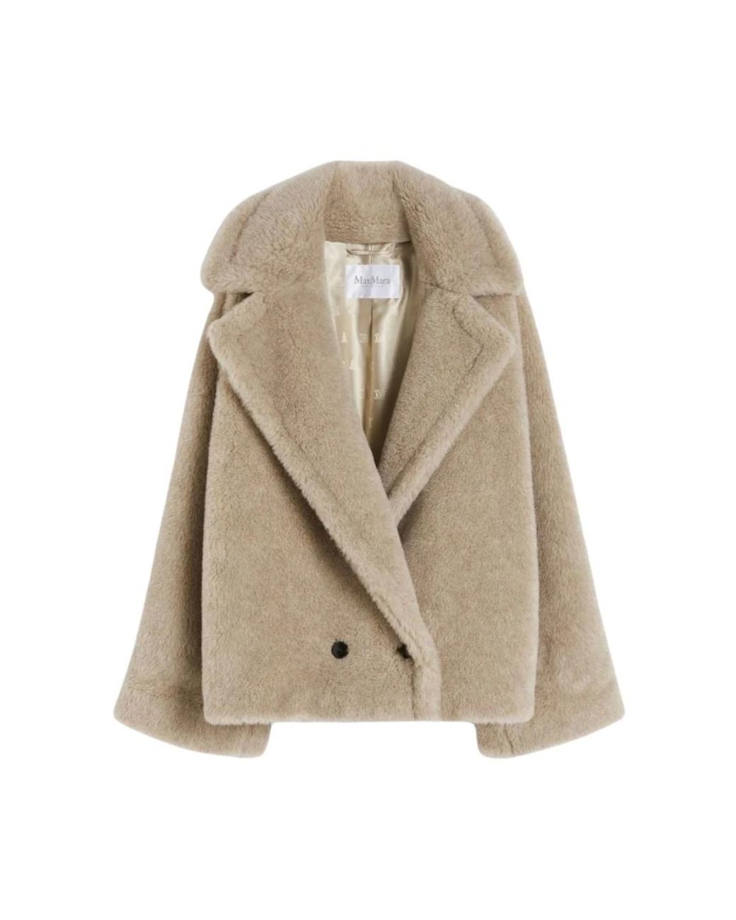 Max Mara Natural Faux Fur & Shearling Jackets