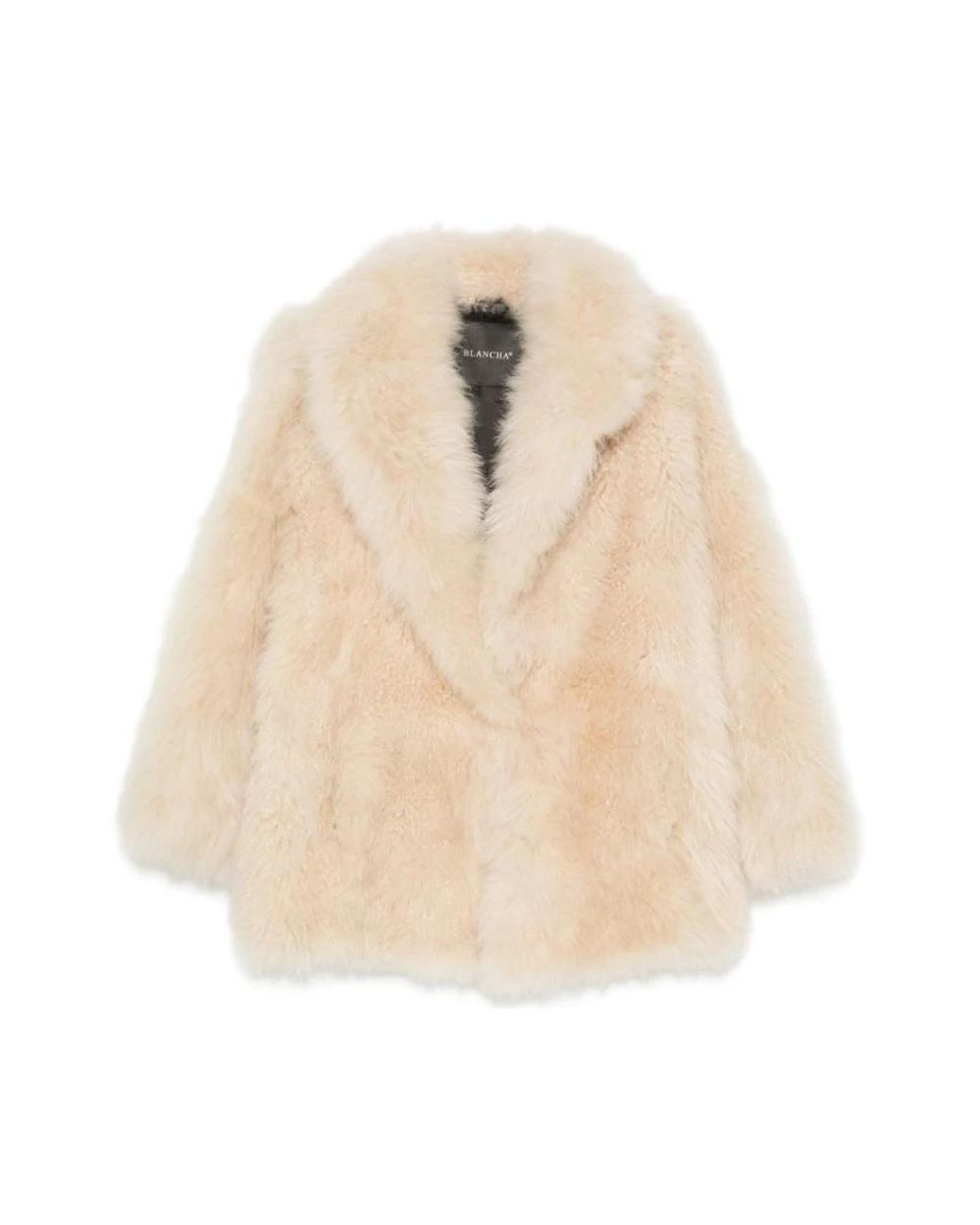 Blancha Shearling Jas in het Natural
