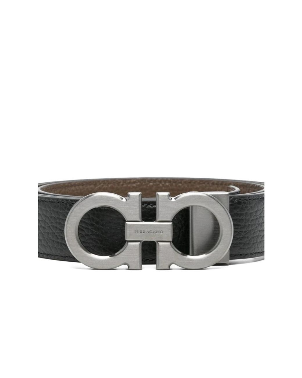 Ferragamo Gray Belts for men