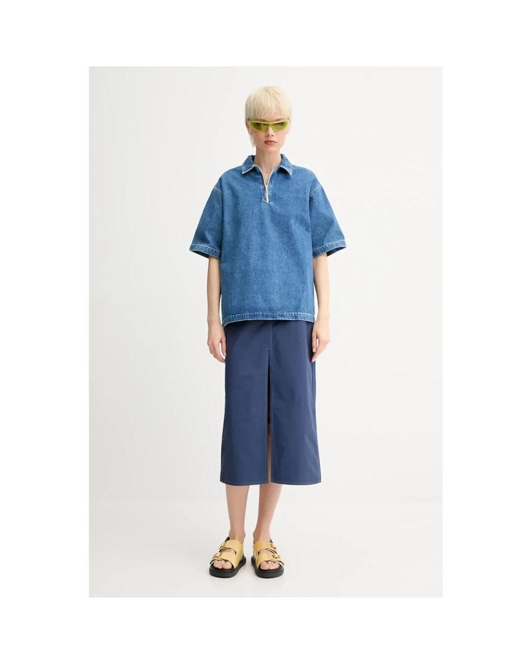 Sunnei Blue Denimhemd