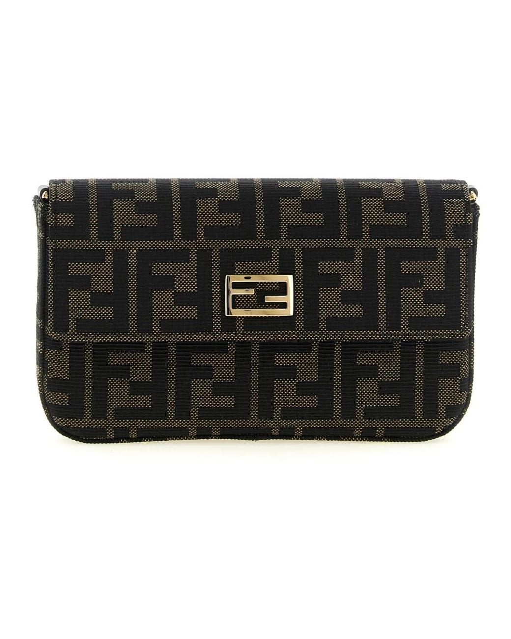 Fendi Black Clutches