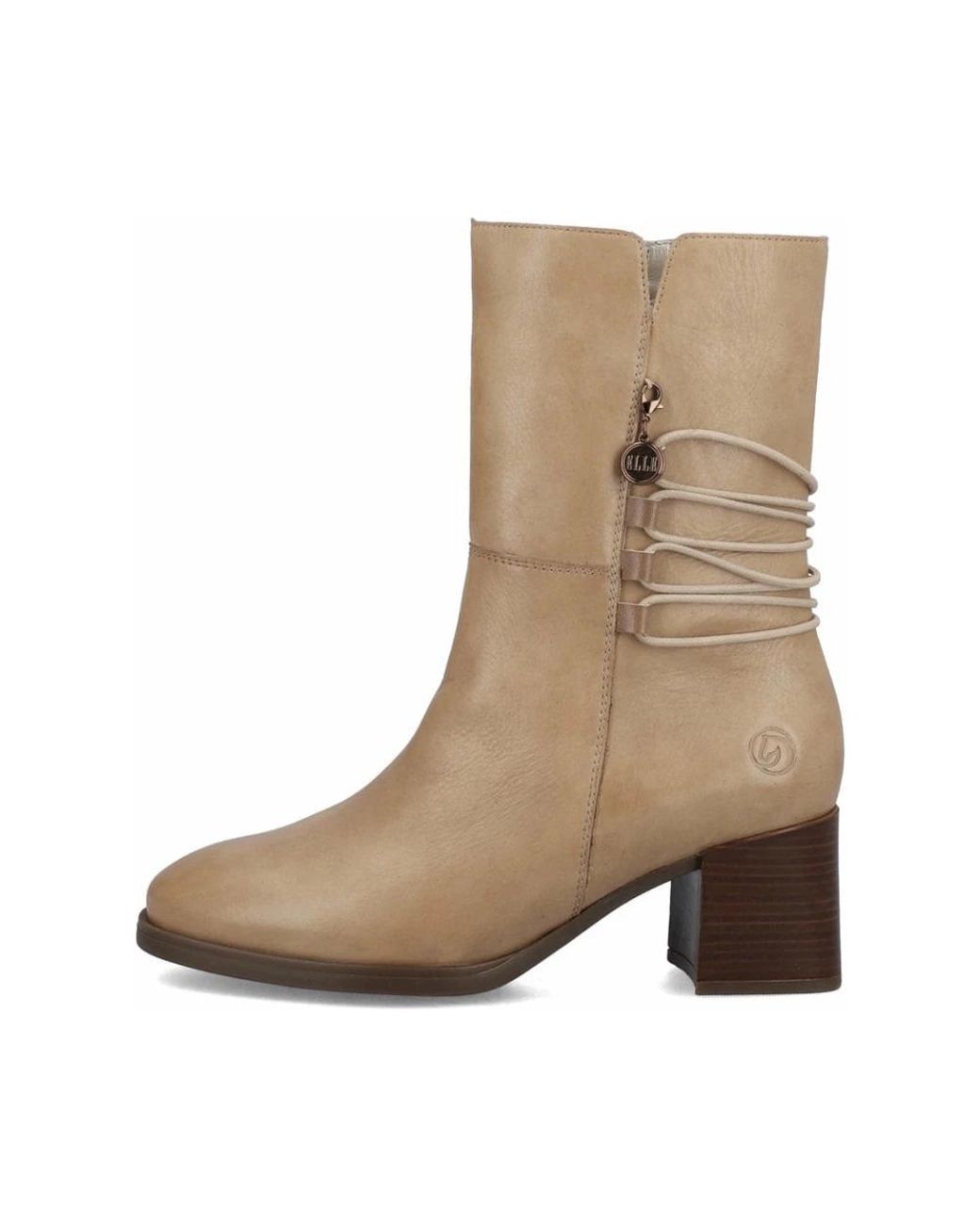 Rieker Natural Stiefelette Mit Absatz