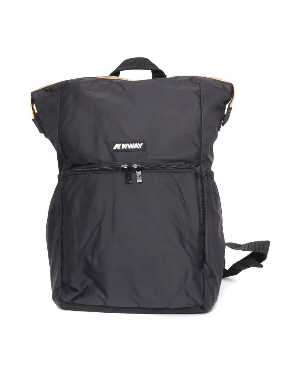 K-Way Black Backpacks for men
