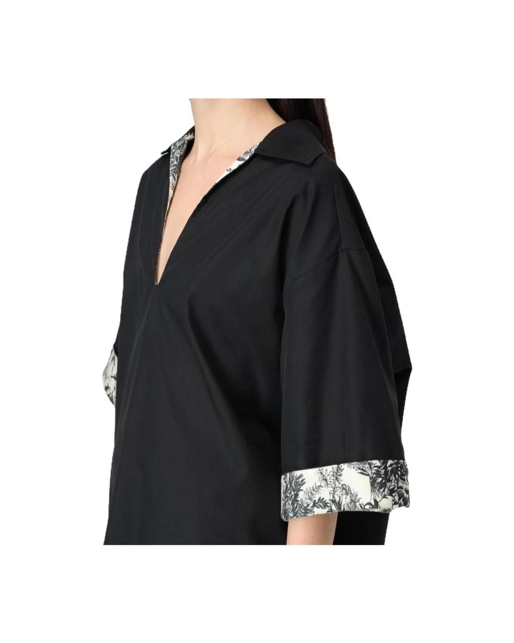 SIMONA CORSELLINI Black Blouses