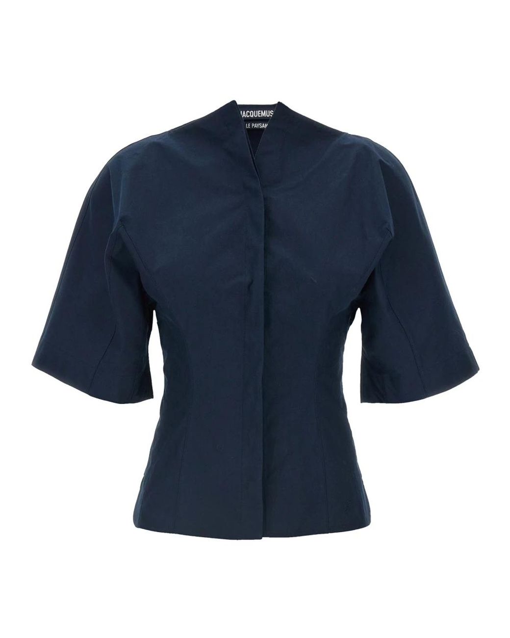 Jacquemus La Chemise Moisson in het Blue