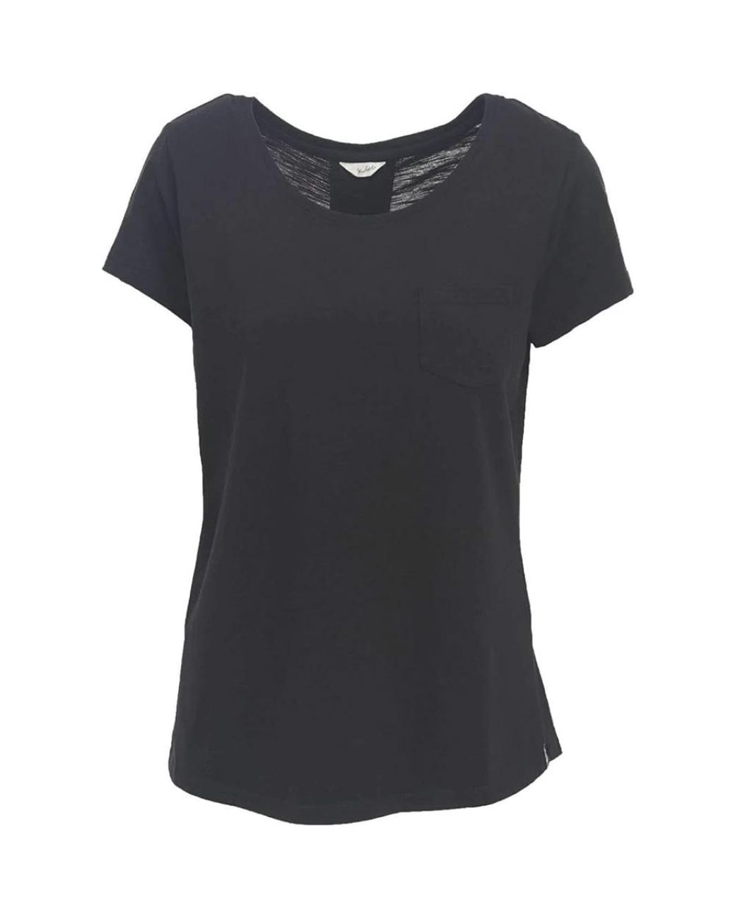 Woolrich Tops ,Blauw ,Katoen Lente Jersey Shirt Voor Vrouwen in het Black