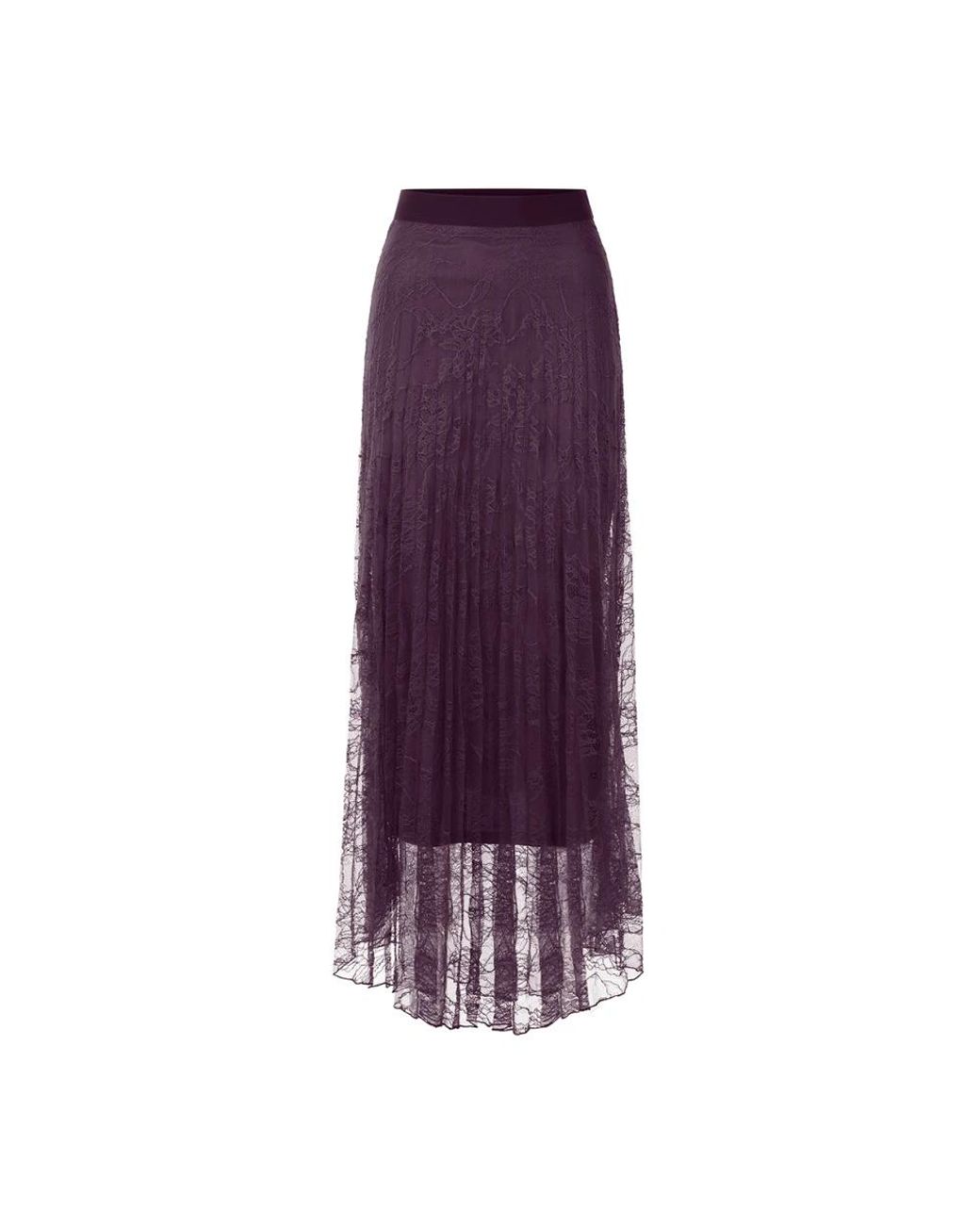 Rich & Royal Purple Midi Skirts