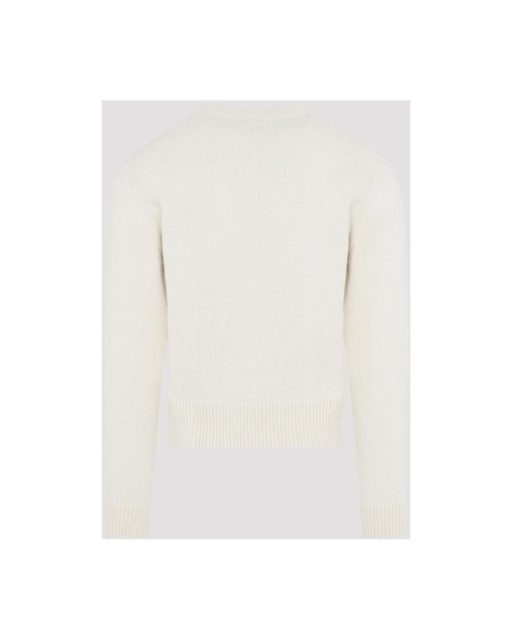 Céline White Cashmere Knitwear for men