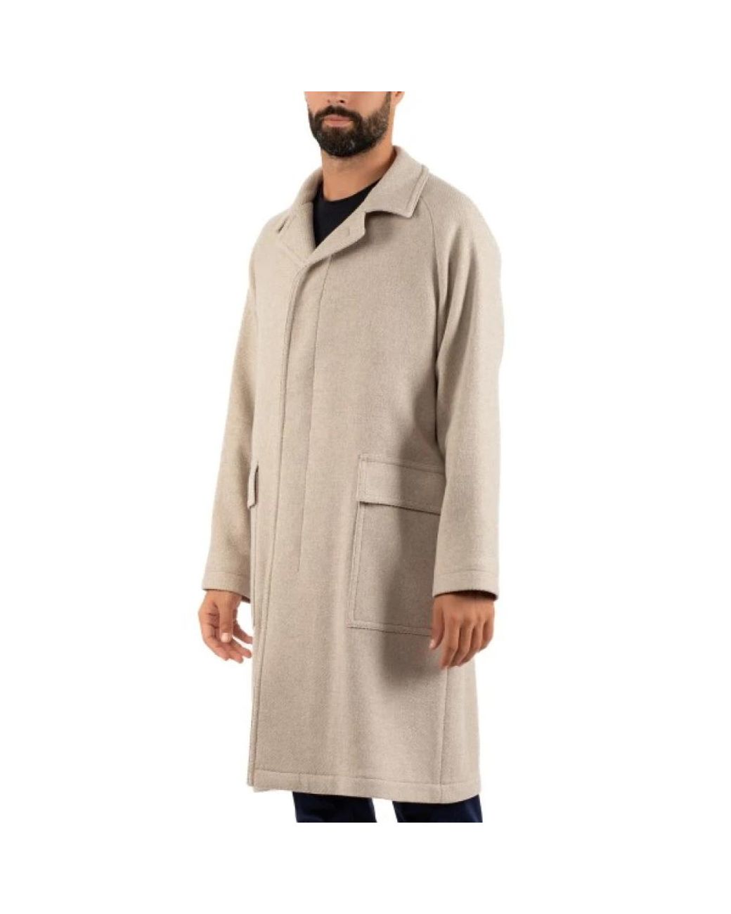 Tagliatore Natural Single-Breasted Coats for men