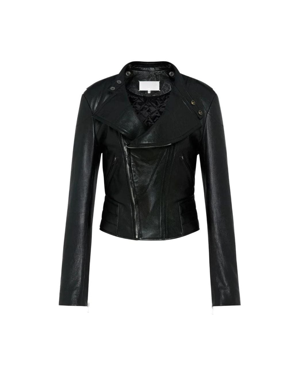 Maison Margiela Black Leather Jackets