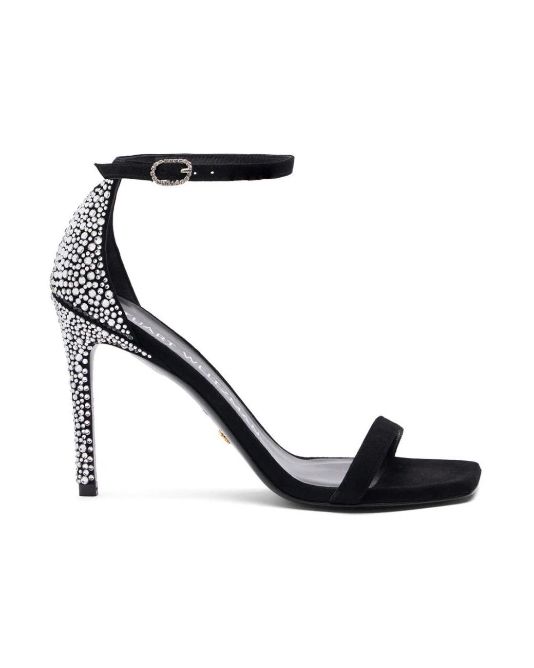 Stuart Weitzman Black High Heel Sandals