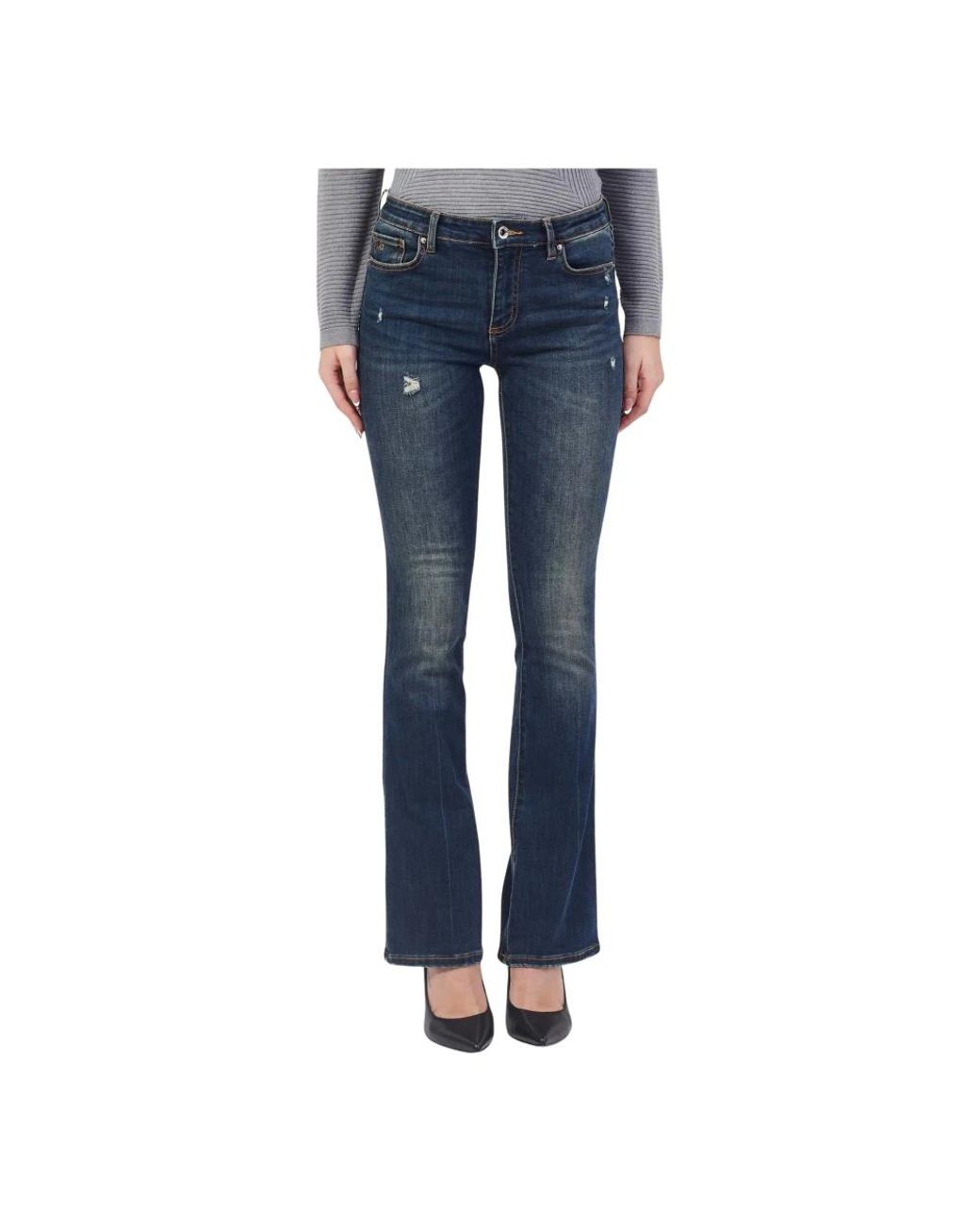 ARMANI EXCHANGE Blue Bootcut Jeans