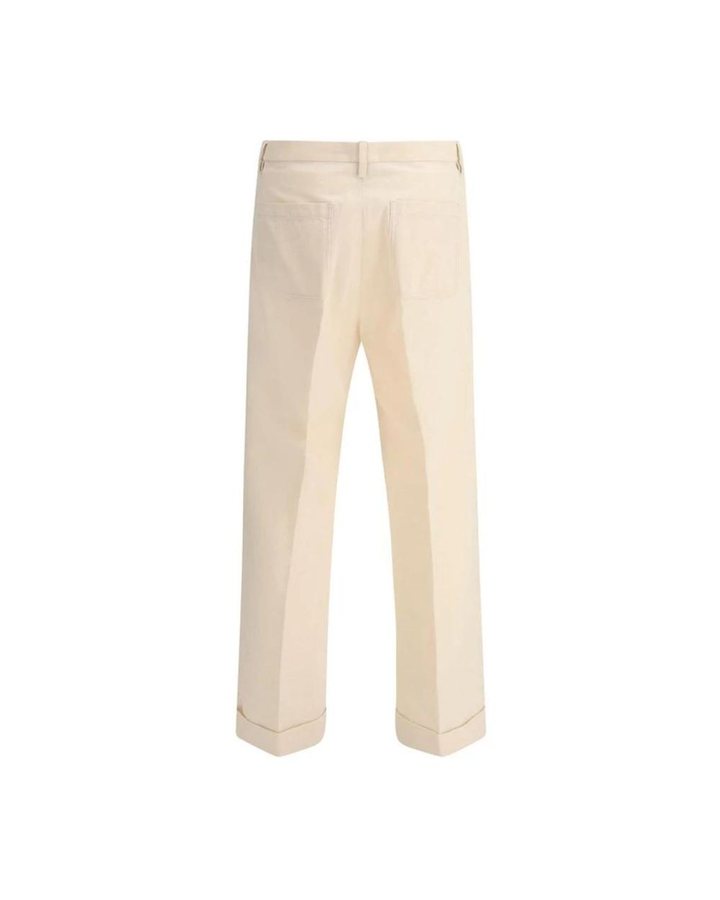 Valentino Natural Straight Trousers for men