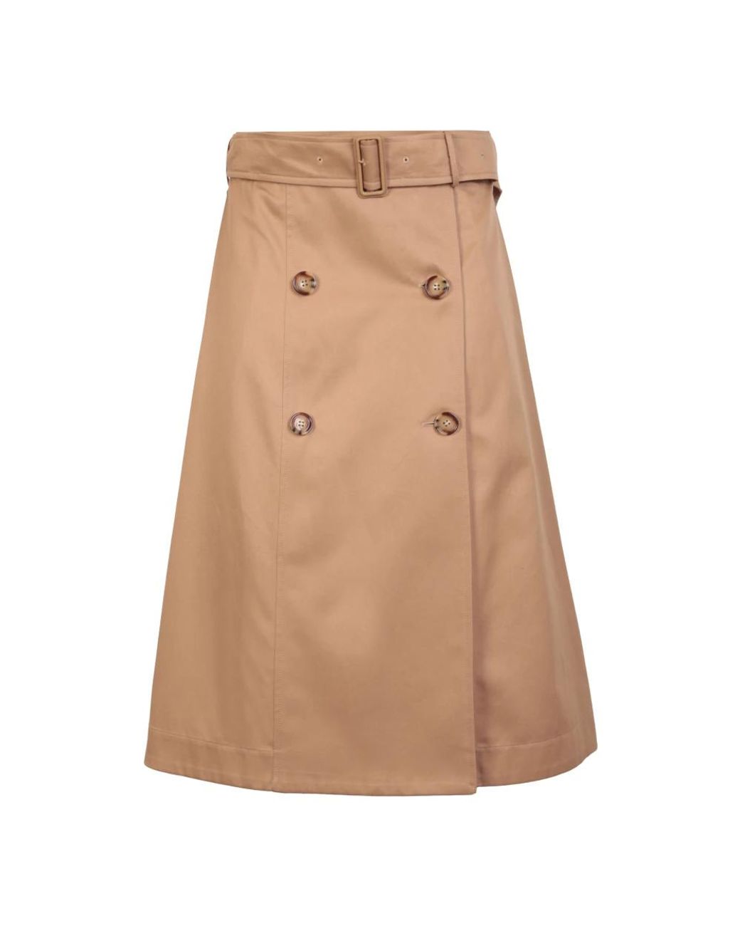 Burberry Natural Midi Skirts