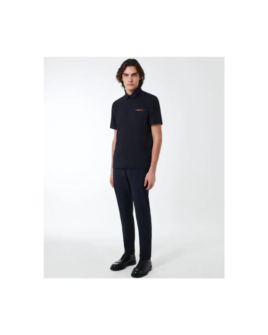 Polo Shirts Rrd de hombre de color Black